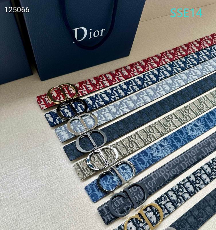 Dior belt 35mmX95-125cm XH03